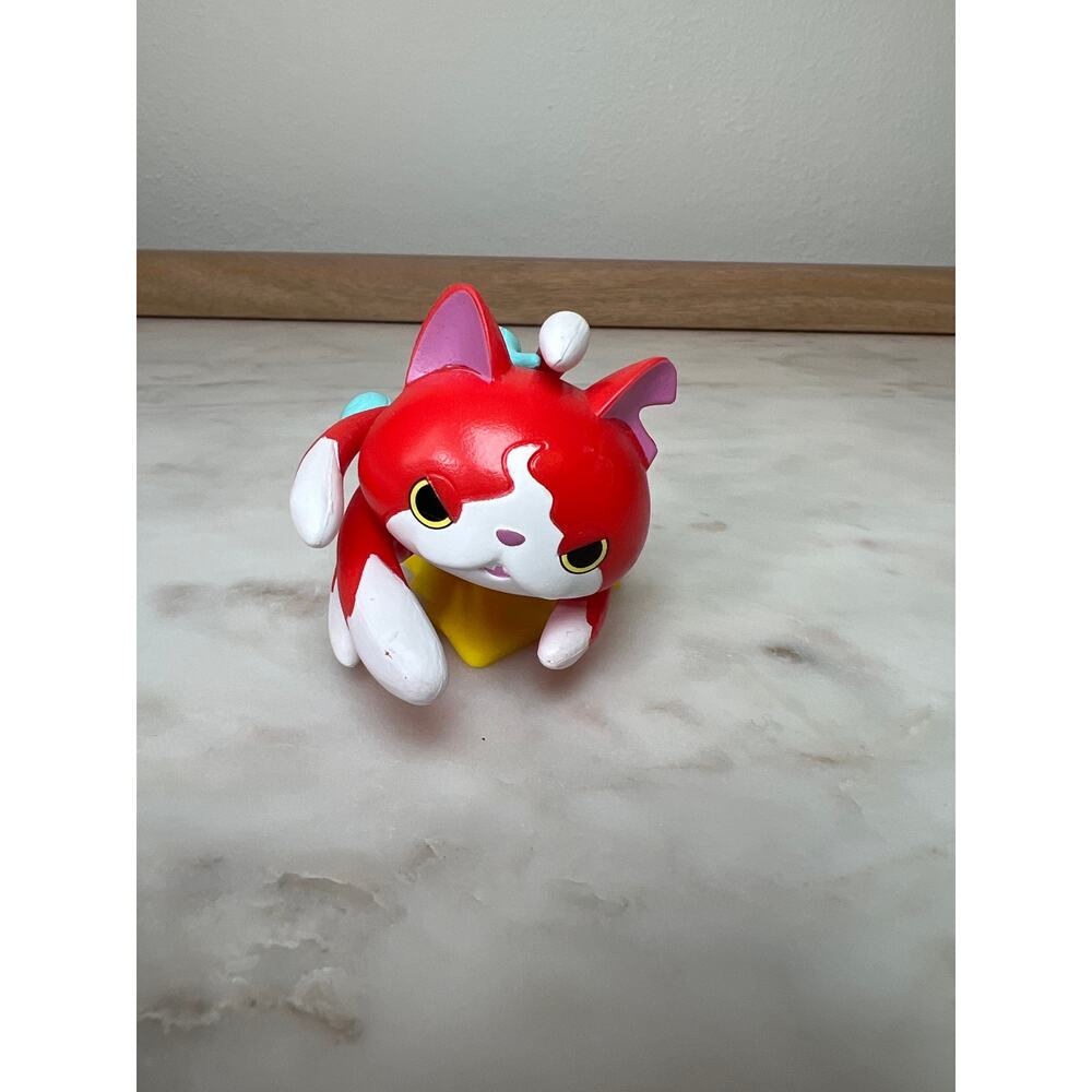 Yo-Kai Watch Jinbanya Red Cat Action Figure Hasbro 2015 No Token